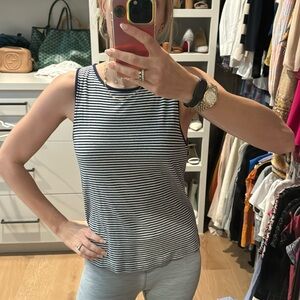 Theory size small striped shirt